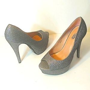 Charlotte Russe Sparkles Heels Shoes